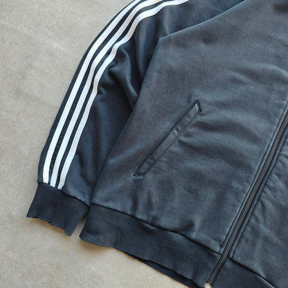 Vintage 2000's Adidas 3 Stripe Full Zip Sweatshirt - L