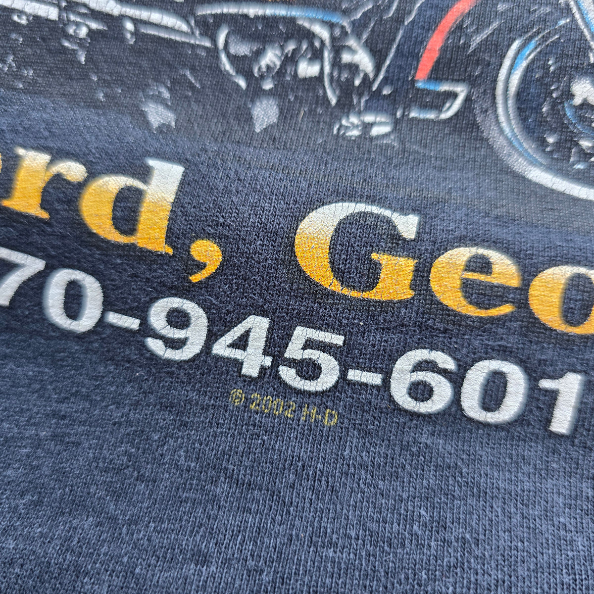 Vintage 2002 Harley Davidson Frazier's Buford Georgia Hoodie - XL