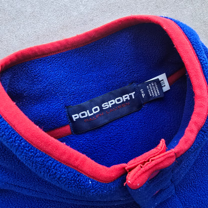 Polo Sport Ralph Lauren Fleece Snap Pullover Jumper - S