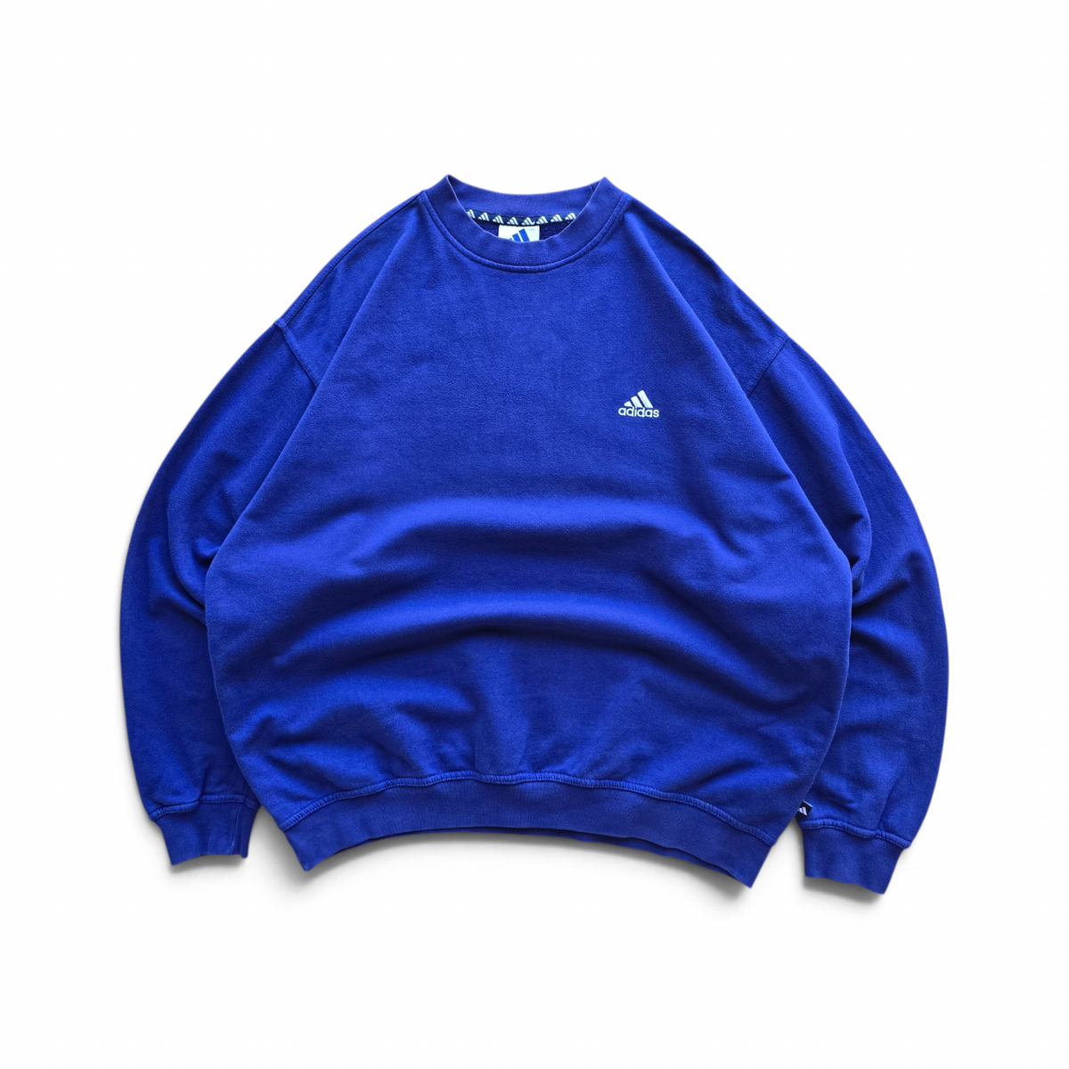 Vintage 90's Adidas Blue Sweatshirt - L