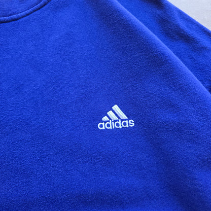 Vintage 90's Adidas Blue Sweatshirt - L