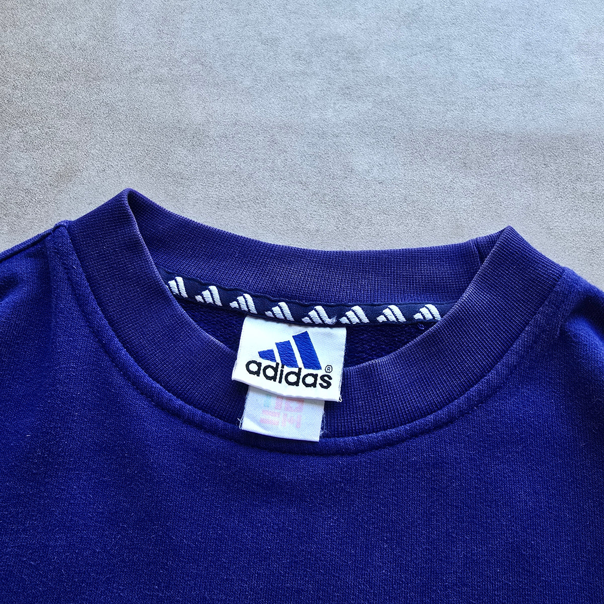 Vintage 90's Adidas Blue Sweatshirt - L