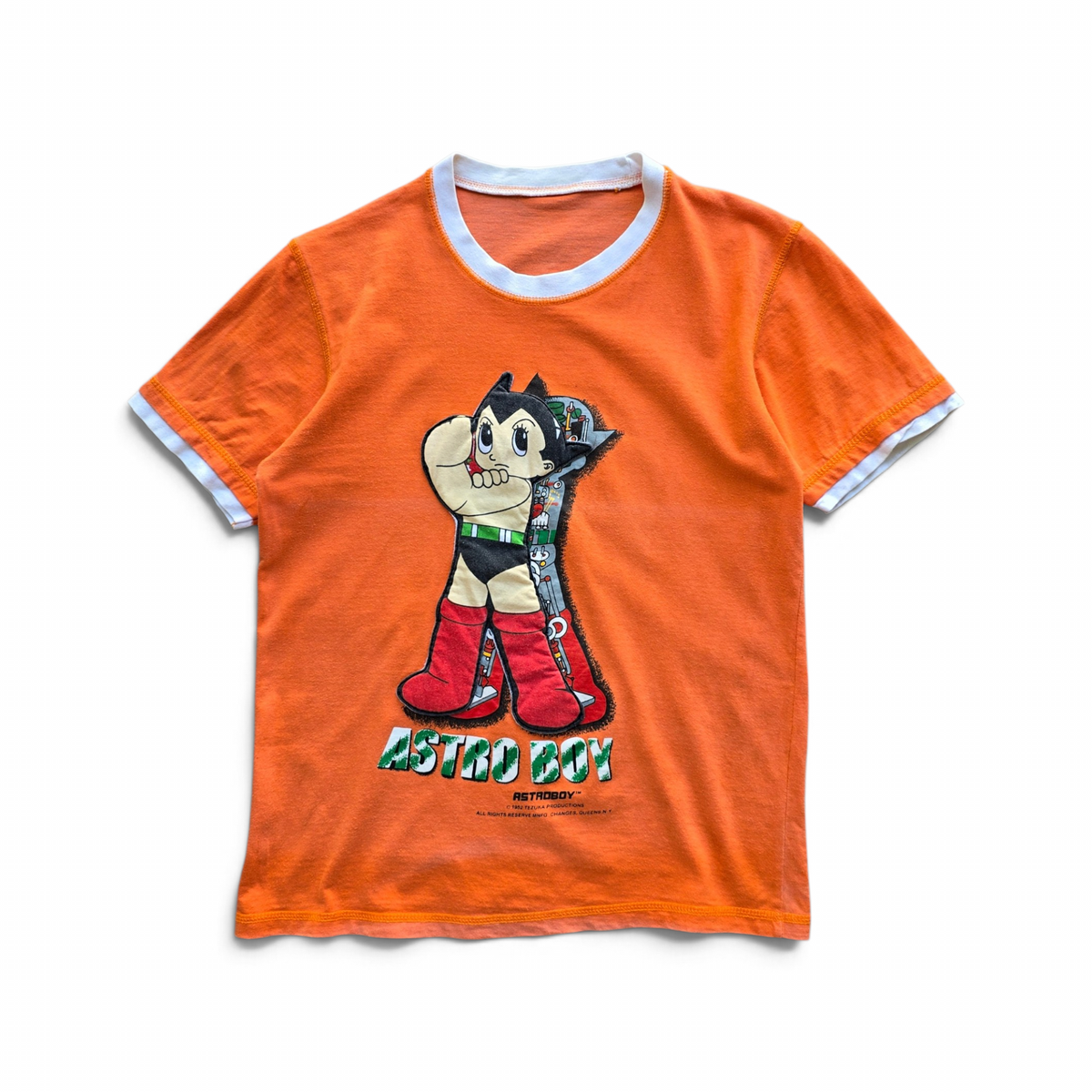RARE Vintage 90's Astro Boy Ringer Changes Tee - WMNS S