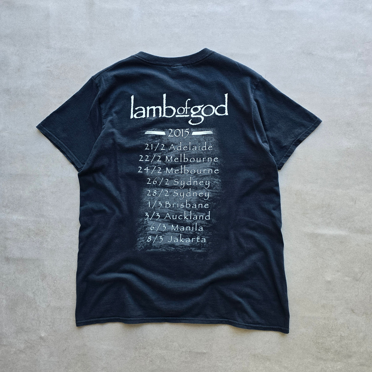 Lamb of God 2015 Tour Tee - L
