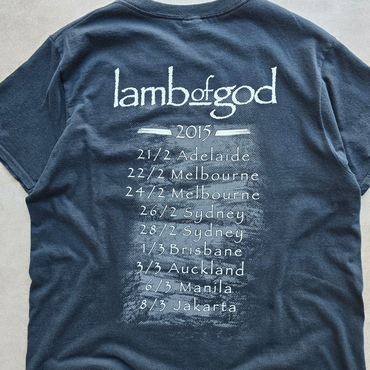Lamb of God 2015 Tour Tee - L