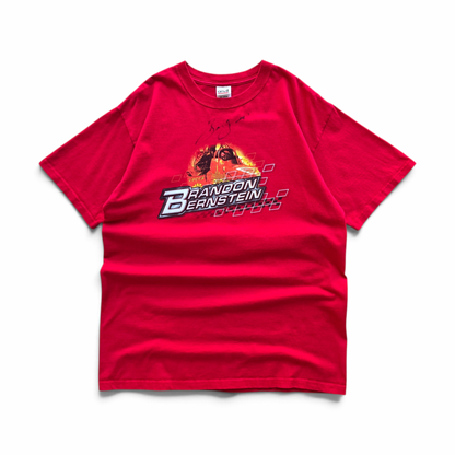 Vintage Brandon Bernstein Powerade Drag Racing Series Signed Tee - L
