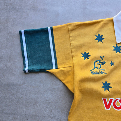 Vintage Canterbury Australia Wallabies David Campese Signed Rugby Jersey - L