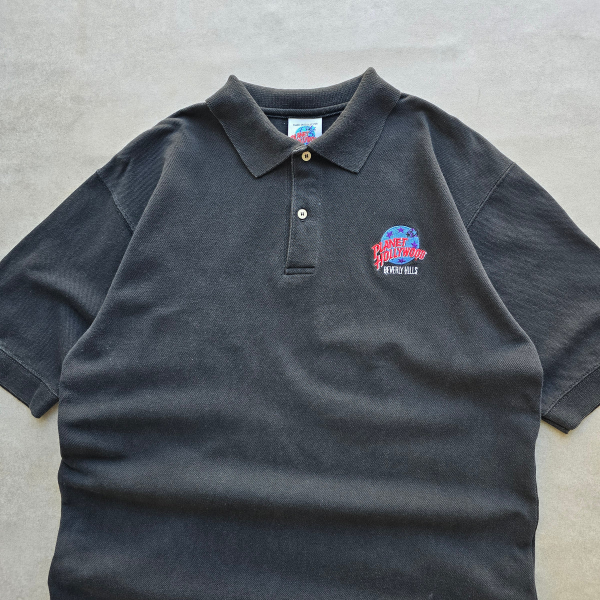 Vintage 90's Planet Hollywood Polo Shirt - L