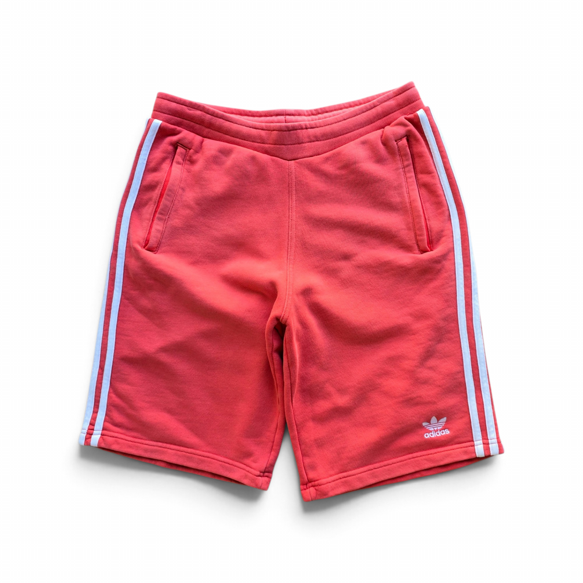 Adidas Trefoil 3 Stripe Sweat Shorts - S