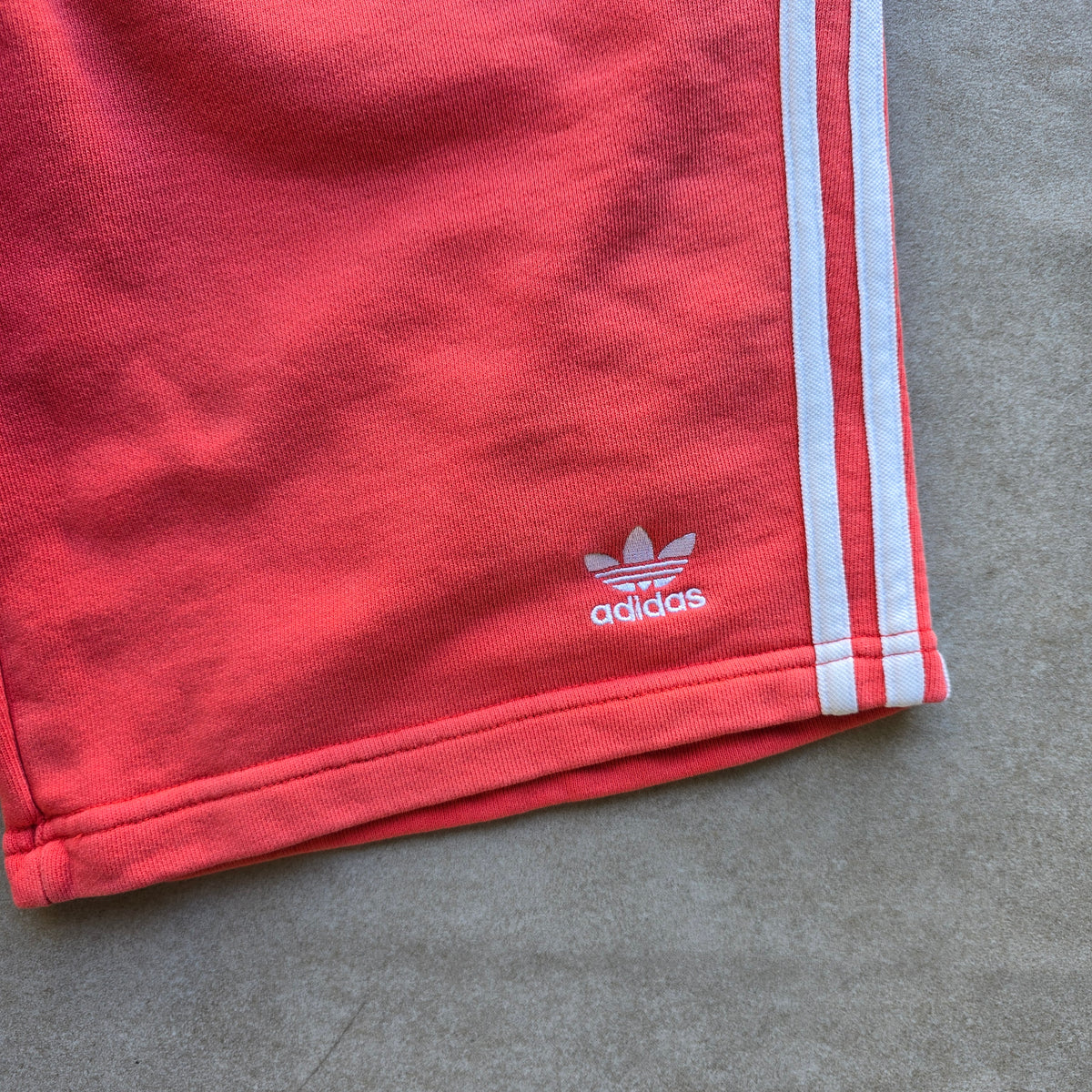 Adidas Trefoil 3 Stripe Sweat Shorts - S