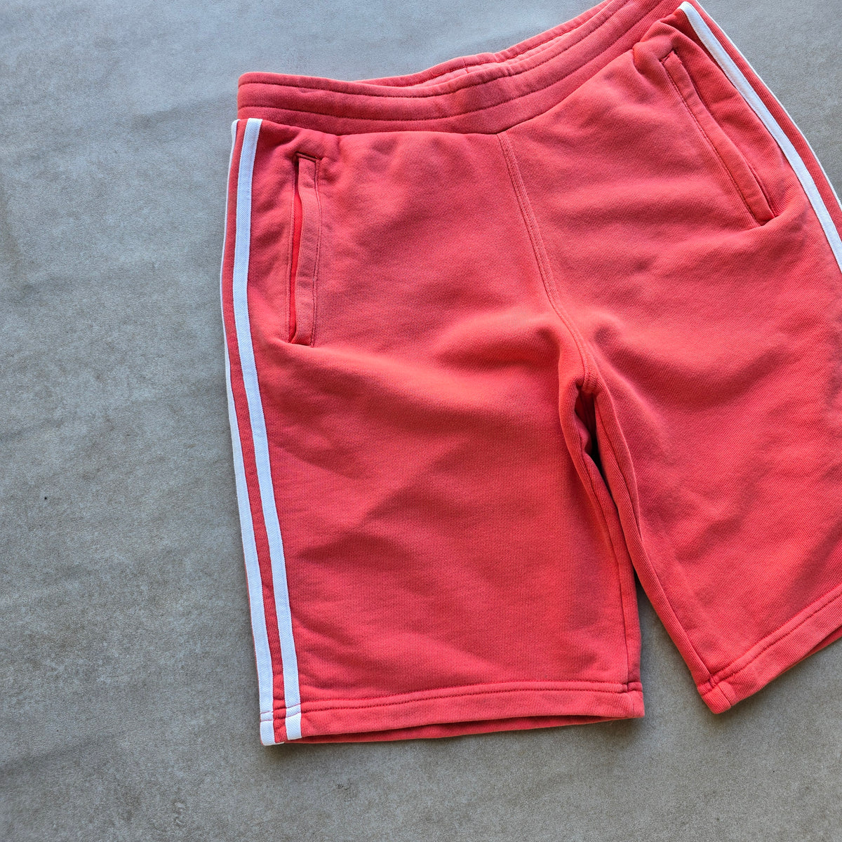 Adidas Trefoil 3 Stripe Sweat Shorts - S