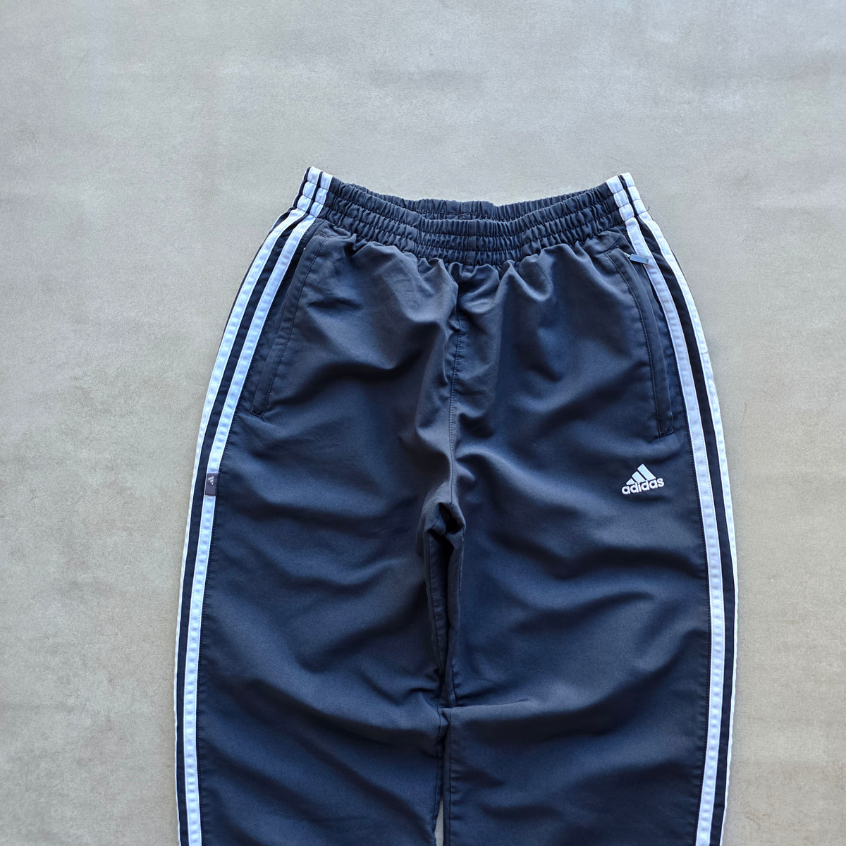 Vintage 2000's Adidas 3 Stripe Ankle Zip Track Pants - WMNS S/M