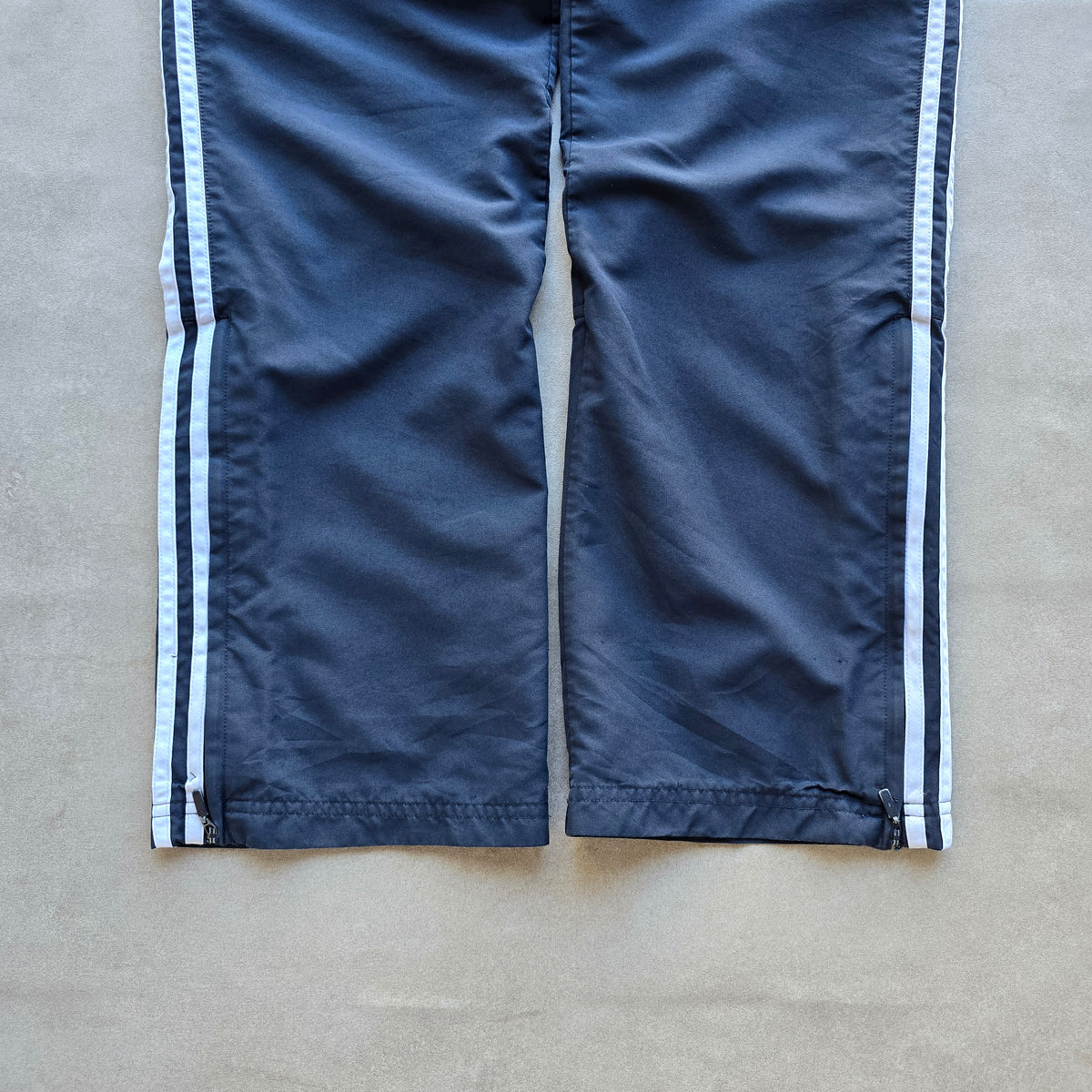 Vintage 2000's Adidas 3 Stripe Ankle Zip Track Pants - WMNS S/M