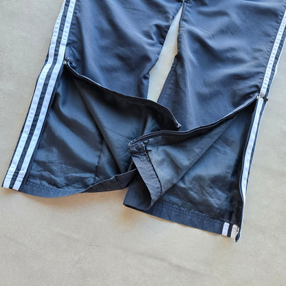 Vintage 2000's Adidas 3 Stripe Ankle Zip Track Pants - WMNS S/M