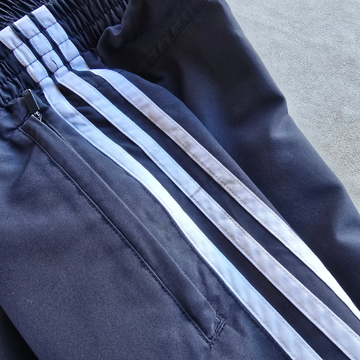 Vintage 2000's Adidas 3 Stripe Ankle Zip Track Pants - WMNS S/M