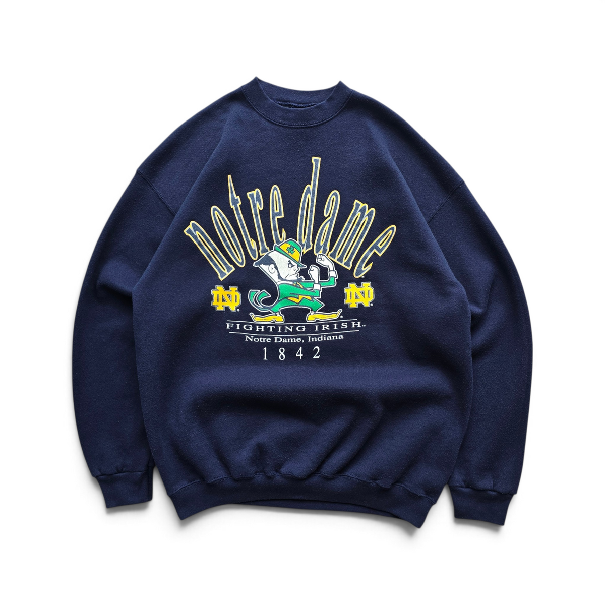 Vintage 90's Notre Dame Fighting Irish Sweatshirt - M/L