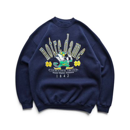 Vintage 90's Notre Dame Fighting Irish Sweatshirt - M/L
