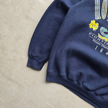 Vintage 90's Notre Dame Fighting Irish Sweatshirt - M/L
