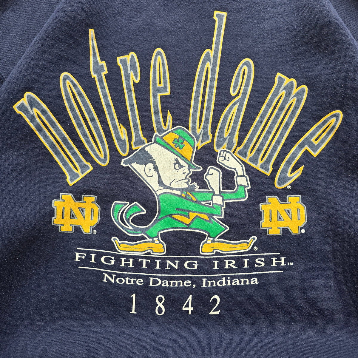 Vintage 90's Notre Dame Fighting Irish Sweatshirt - M/L