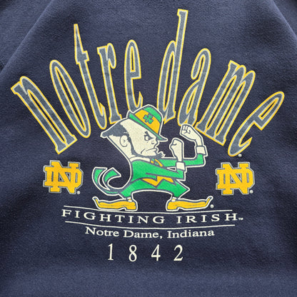 Vintage 90's Notre Dame Fighting Irish Sweatshirt - M/L