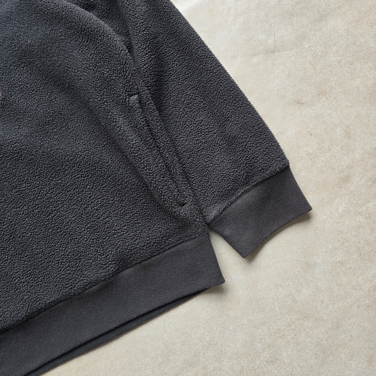 Ralph Lauren 1/4 Zip Polo Spellout Fleece Sweatshirt - XL
