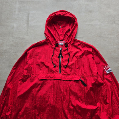 Vintage 90's Marlboro 1/4 Zip Packable Windbreaker Jacket - L