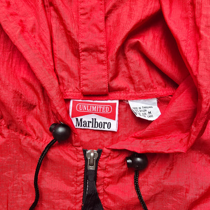 Vintage 90's Marlboro 1/4 Zip Packable Windbreaker Jacket - L