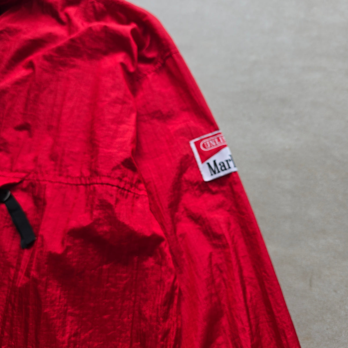 Vintage 90's Marlboro 1/4 Zip Packable Windbreaker Jacket - L