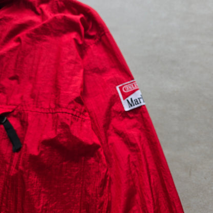Vintage 90's Marlboro 1/4 Zip Packable Windbreaker Jacket - L