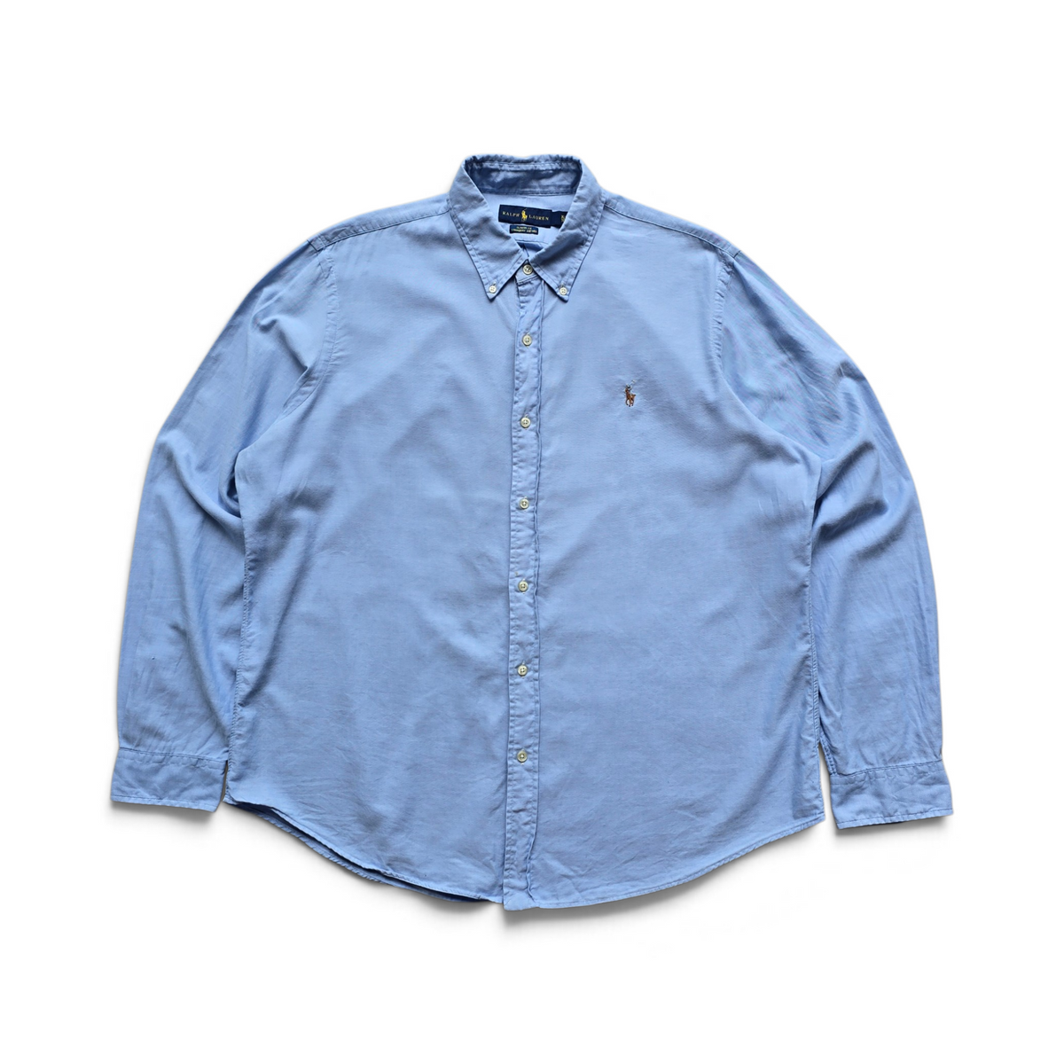 Ralph Lauren Blue Long Sleeve Button Up Shirt - XL