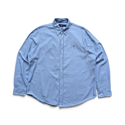 Ralph Lauren Blue Long Sleeve Button Up Shirt - XL