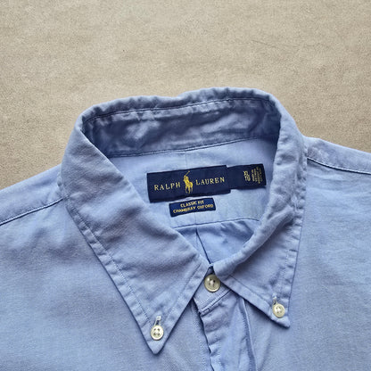 Ralph Lauren Blue Long Sleeve Button Up Shirt - XL