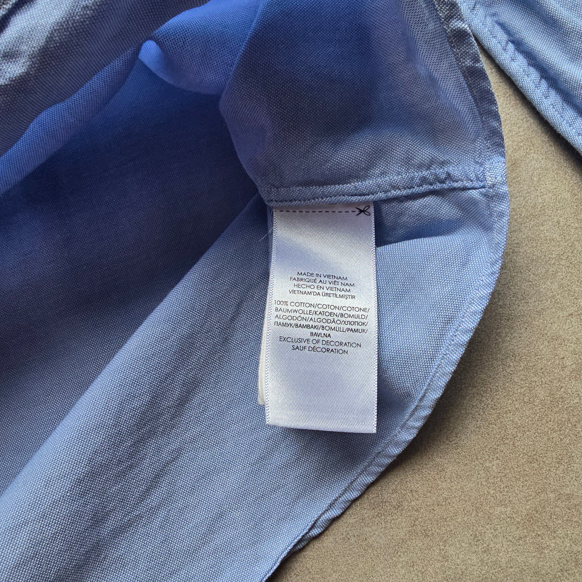 Ralph Lauren Blue Long Sleeve Button Up Shirt - XL