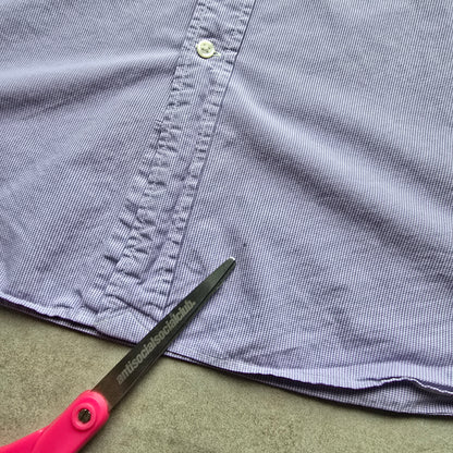 Ralph Lauren Purple Check Long Sleeve Button Up Shirt - M