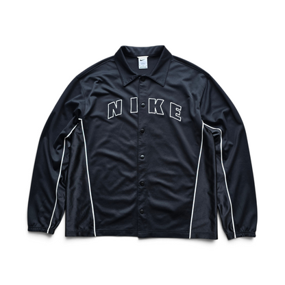 Nike Spellout Long Sleeve Basketball Snap Shirt - M