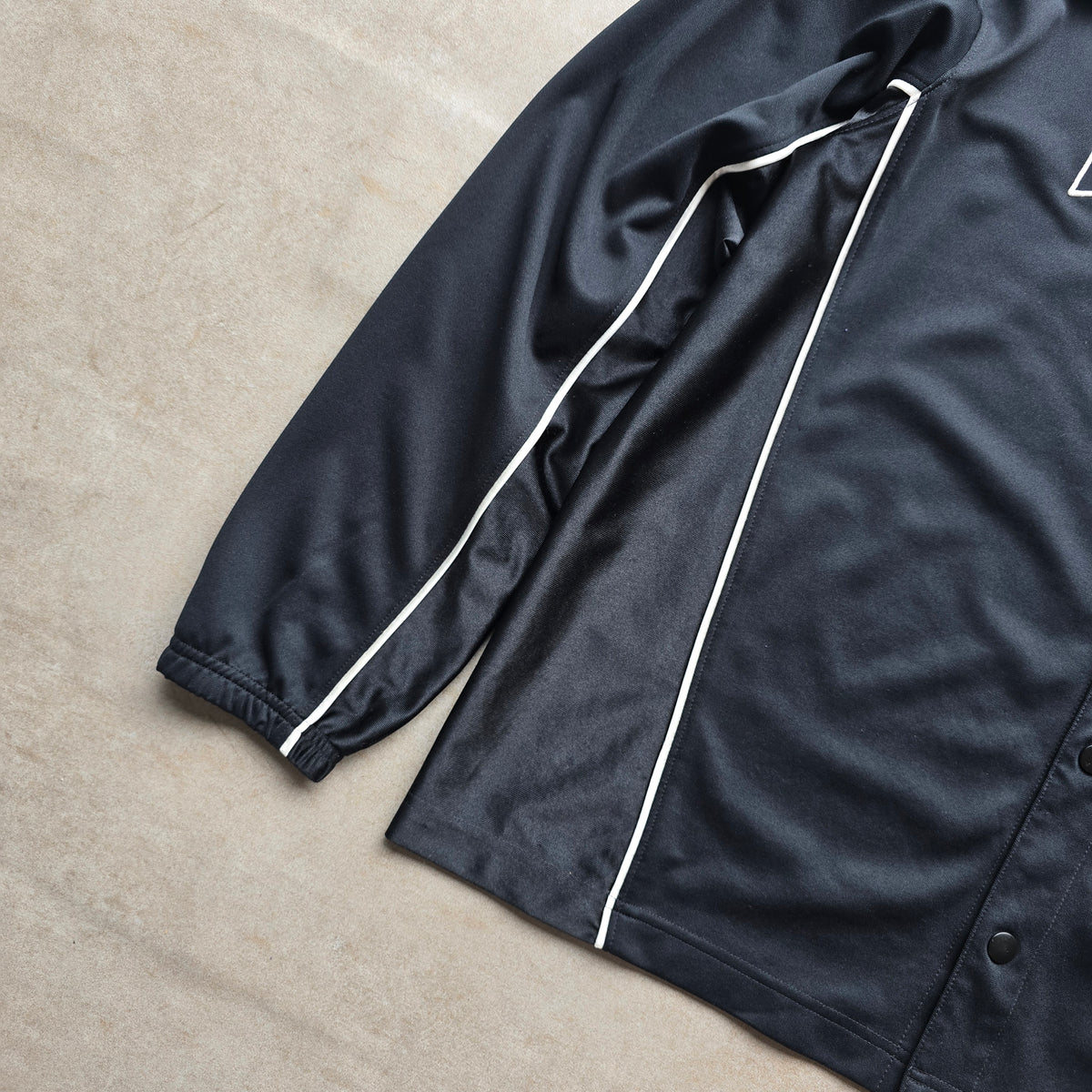 Nike Spellout Long Sleeve Basketball Snap Shirt - M