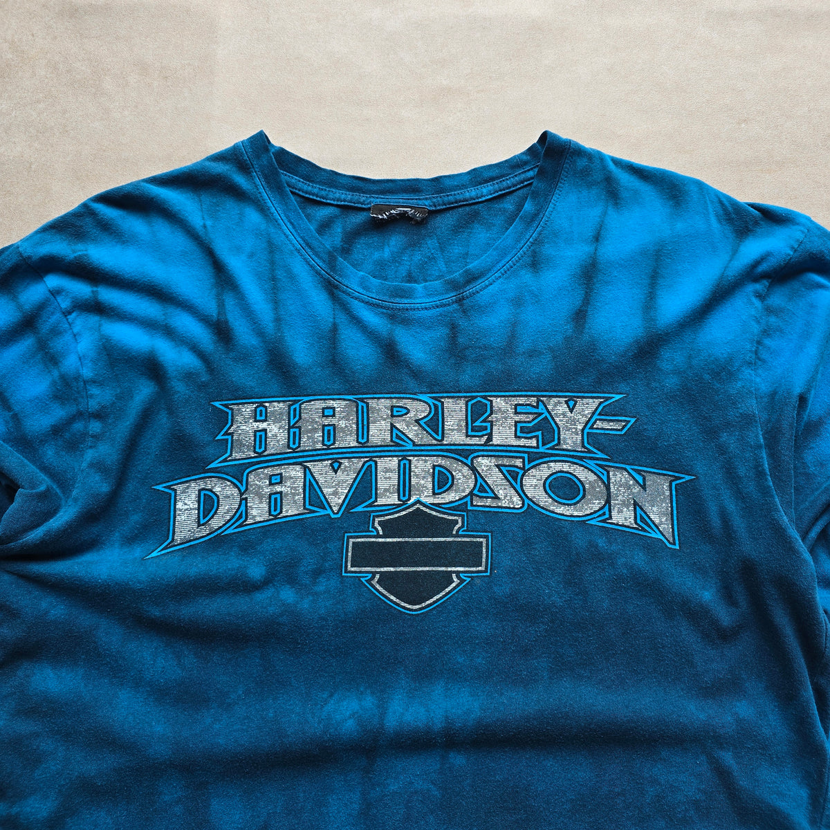 Vintage 2004 Harley Davidson Long Sleeve Tie-Dye Tee - S/M