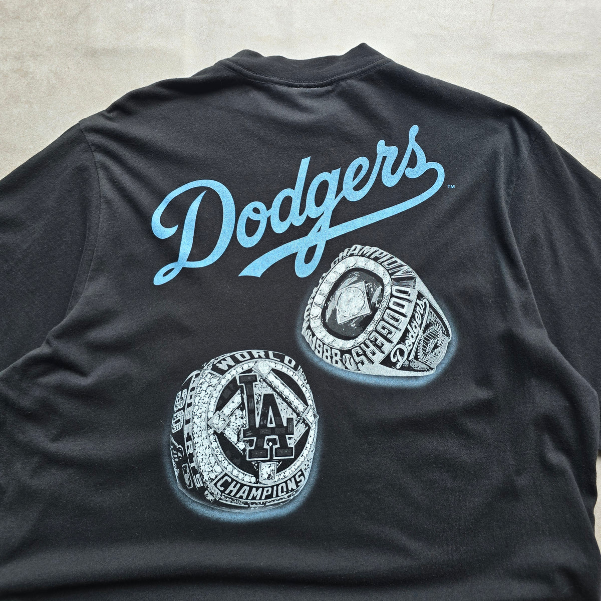 LA Dodgers Rings Majestic Tee - XL