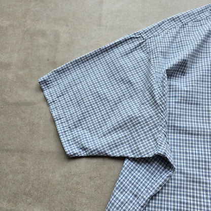 Vintage 2000's Nautica Check Short Sleeve Button Up Shirt - XXL
