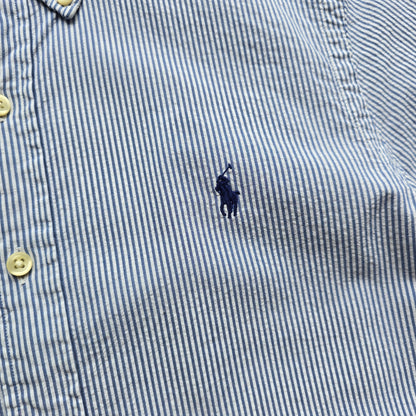 Ralph Lauren Striped Short Sleeve Button Up Shirt - S