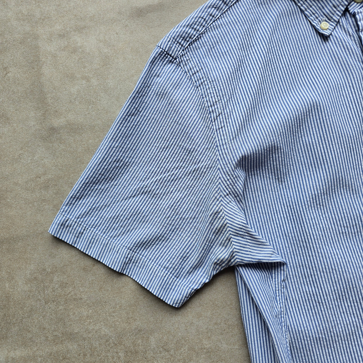 Ralph Lauren Striped Short Sleeve Button Up Shirt - S