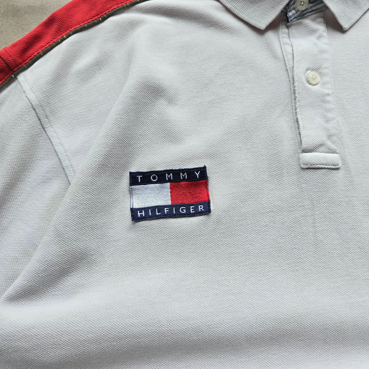 RARE Vintage 90's Tommy Hilfiger Ferrari Racing Polo Shirt - L