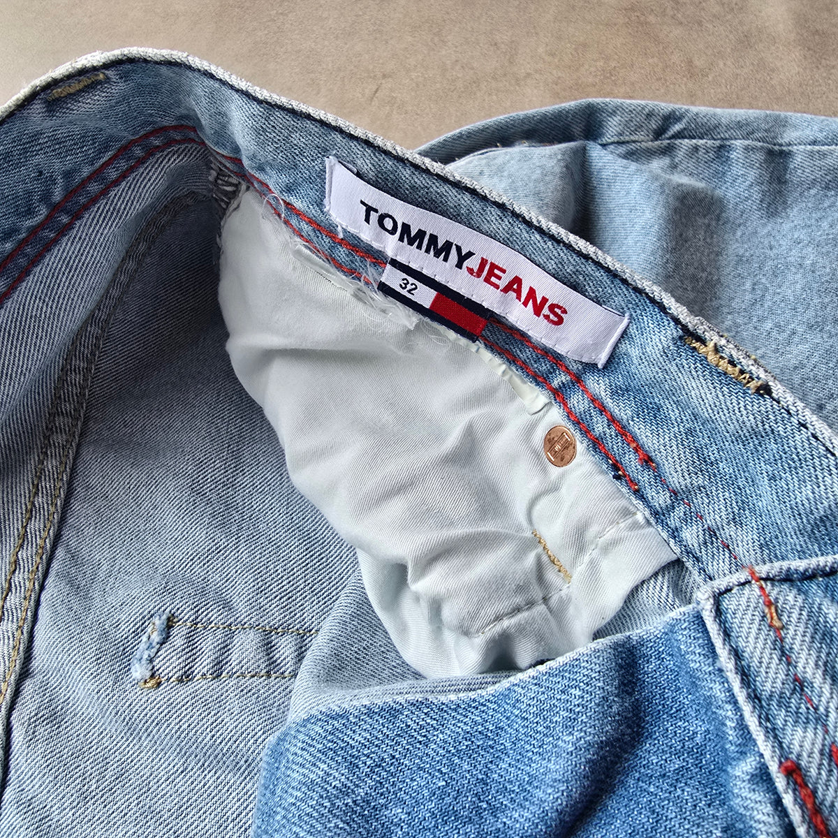 Tommy Hilfiger Aiden Baggy Denim Shorts - 32