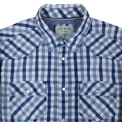 Guess Long Sleeve Button Up Shirt -  M