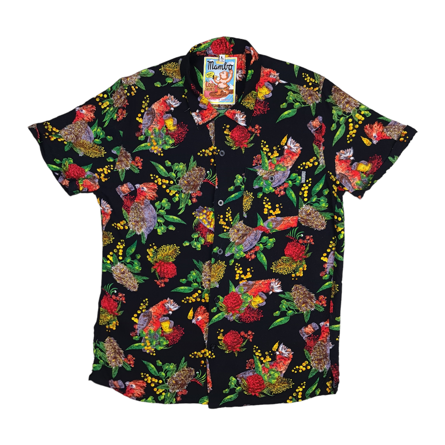 Mambo Loud Button Up Shirt - L