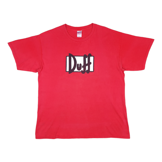 Y2K The Simpsons Duff Beer Tee - XL