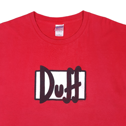 Y2K The Simpsons Duff Beer Tee - XL