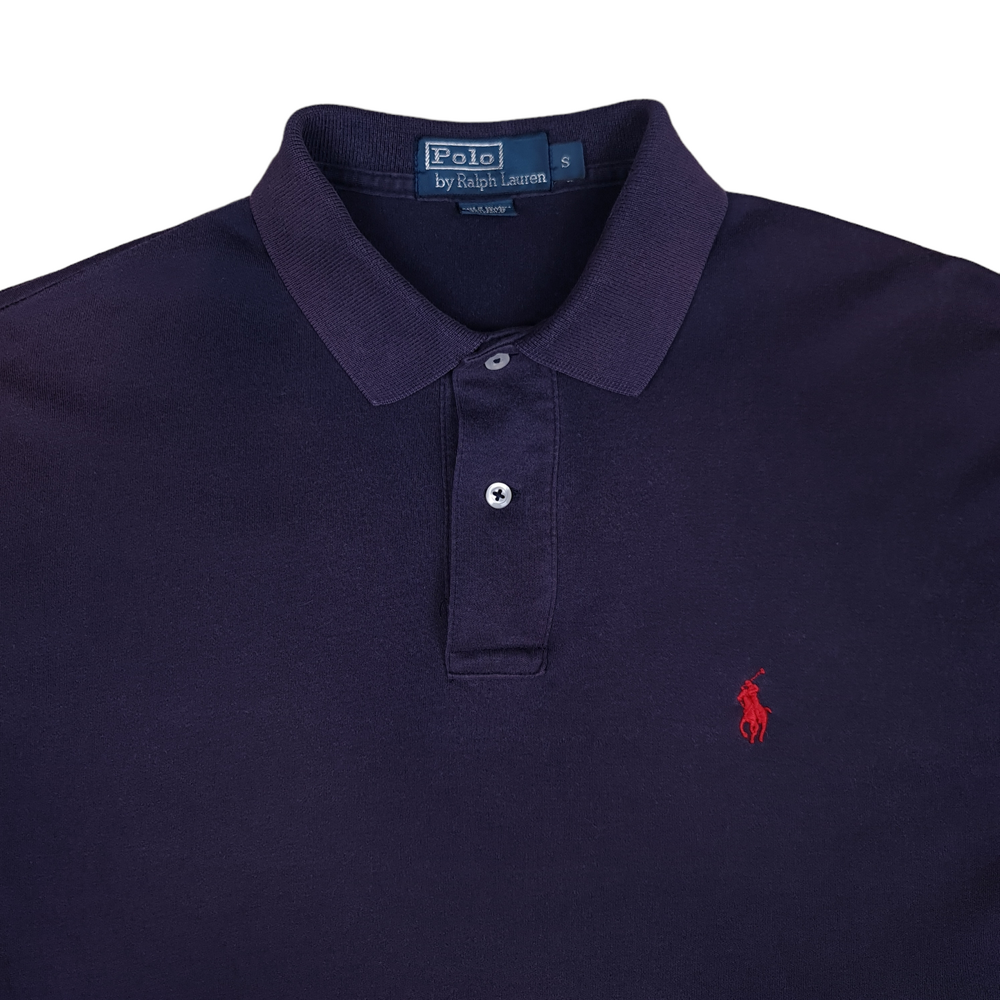 Vintage Ralph Lauren Faded Polo Shirt - M