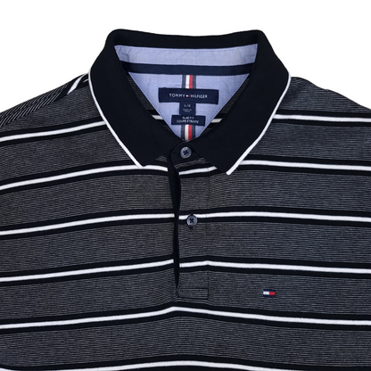 Tommy Hilfiger Striped Polo Shirt - M/L