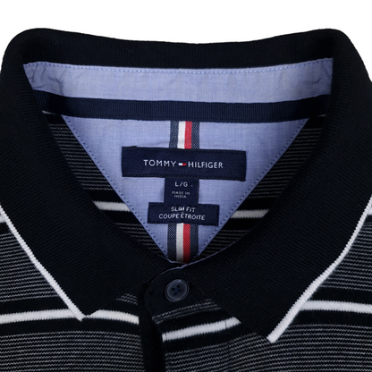 Tommy Hilfiger Striped Polo Shirt - M/L